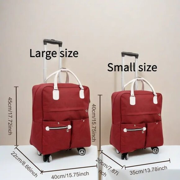 NWT Large-Capacity Folding Travel Trolley - Picture 3 of 9